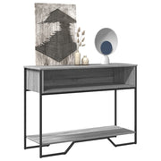 Wandtafel 100x35x74,5 cm grijs sonoma eiken