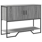 Wandtafel 100x35x74,5 cm bewerkt hout grijs