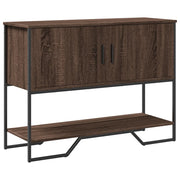 Wandtafel 100x35x74,5 cm bewerkt hout bruin eiken