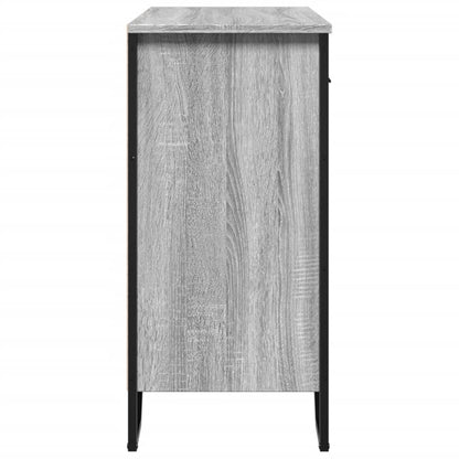 Dressoir 79.5x35,5x74,5 cm bewerkt hout grijs sonoma eikenkleur