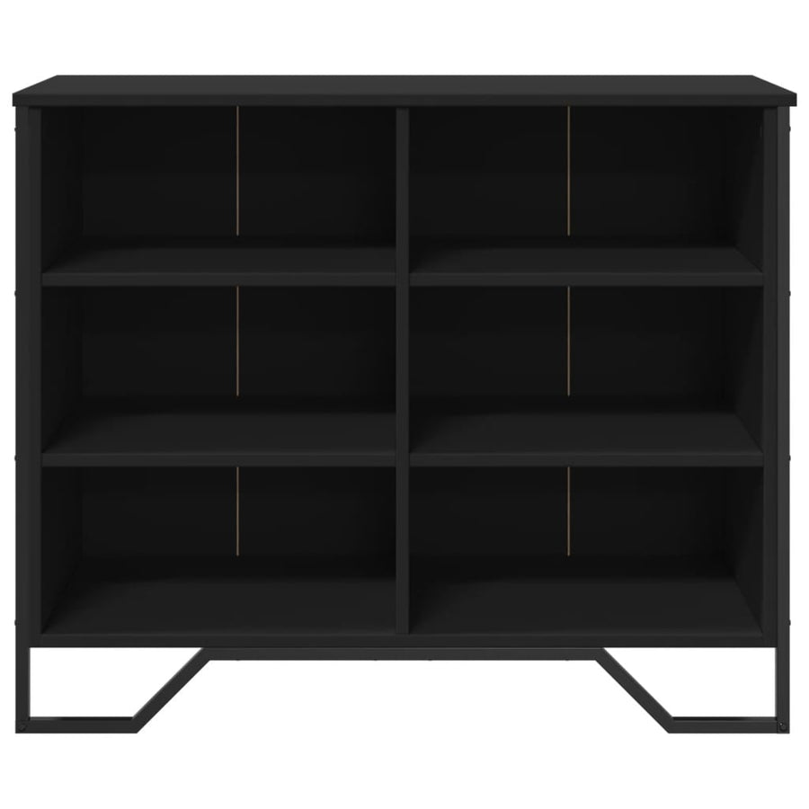 Dressoir 91x35,5x74,5 cm bewerkt hout zwart