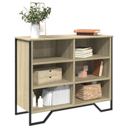 Dressoir 91x35,5x74,5 cm bewerkt hout sonoma eiken