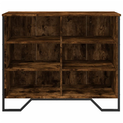 Dressoir 91x35,5x74,5 cm bewerkt hout gerookt eikenkleurig