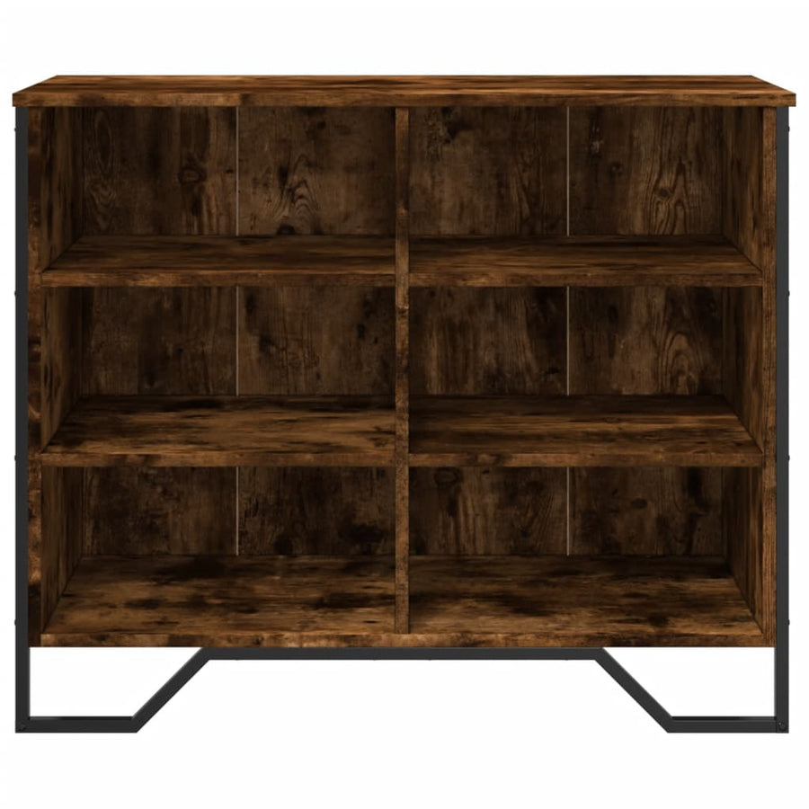 Dressoir 91x35,5x74,5 cm bewerkt hout gerookt eikenkleurig