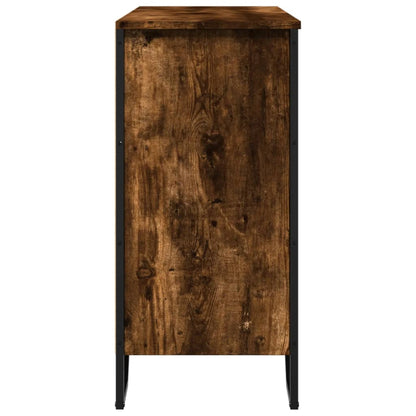 Dressoir 91x35,5x74,5 cm bewerkt hout gerookt eikenkleurig