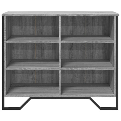 Dressoir 91x35,5x74,5 cm bewerkt hout grijs sonoma eikenkleurig