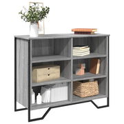 Dressoir 91x35,5x74,5 cm bewerkt hout grijs