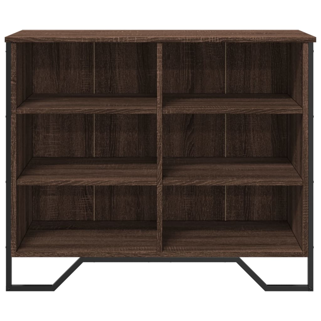 Dressoir 91x35,5x74,5 cm bewerkt hout bruin eikenkleur