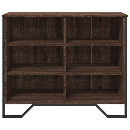 Dressoir 91x35,5x74,5 cm bewerkt hout bruin eikenkleur