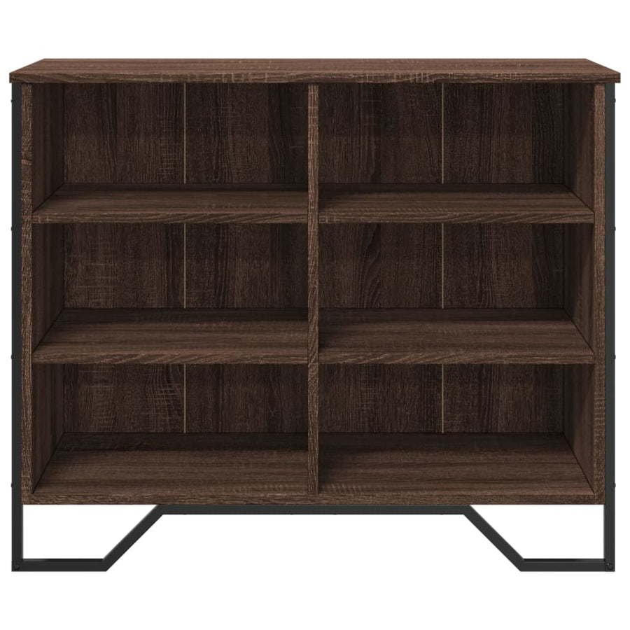 Dressoir 91x35,5x74,5 cm bewerkt hout bruin eikenkleur