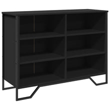 Dressoir 101x35,5x74,5 cm bewerkt hout zwart