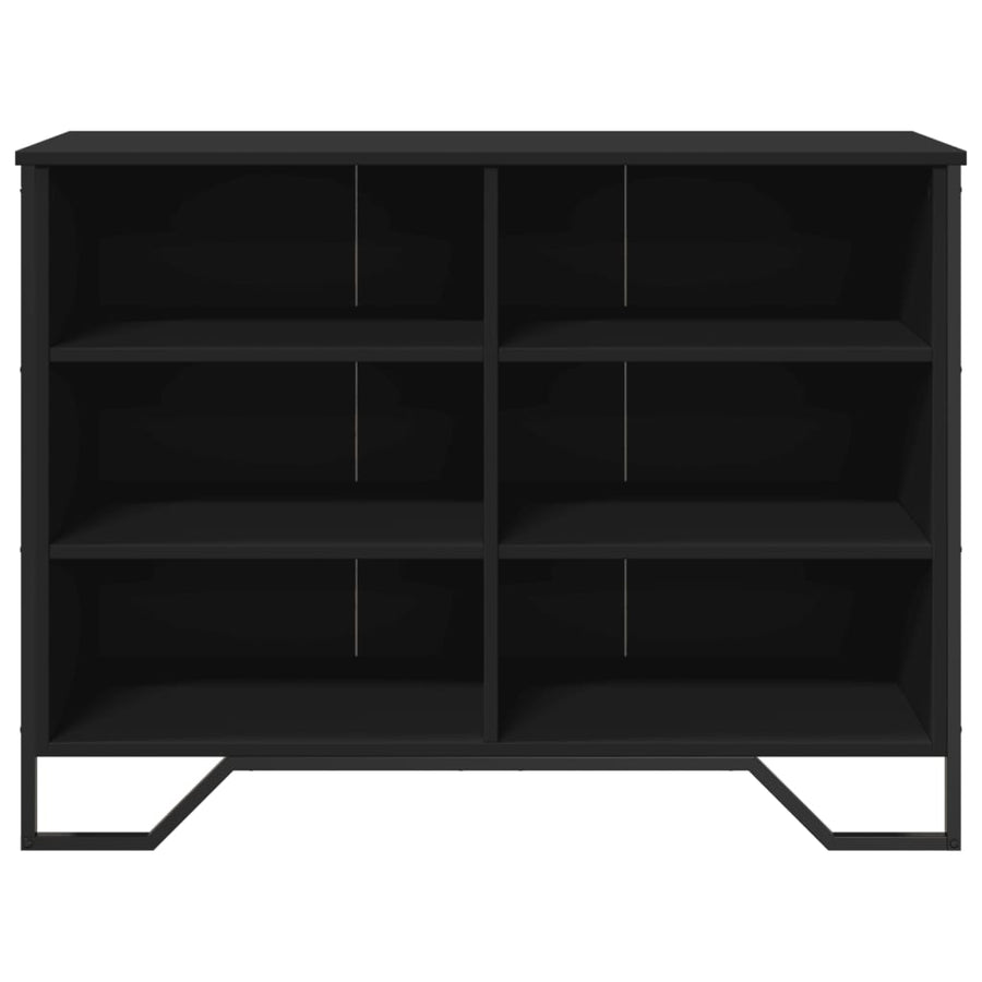 Dressoir 101x35,5x74,5 cm bewerkt hout zwart