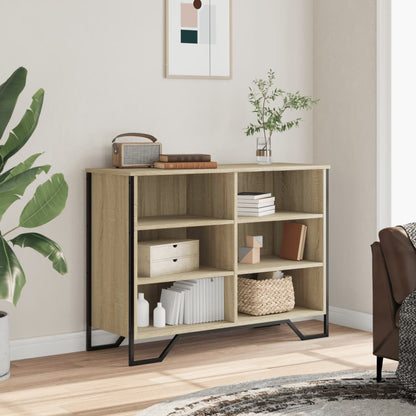 Dressoir 101x35,5x74,5 cm bewerkt hout sonoma eikenkleurig
