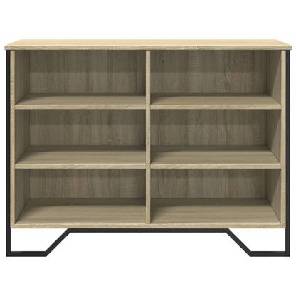 Dressoir 101x35,5x74,5 cm bewerkt hout sonoma eikenkleurig