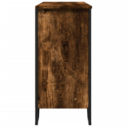 Dressoir 101x35,5x74,5 cm bewerkt hout gerookt eikenkleurig