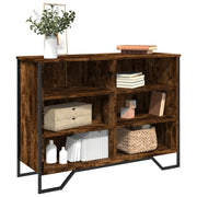 Dressoir 101x35,5x74,5 cm bewerkt hout gerookt eiken