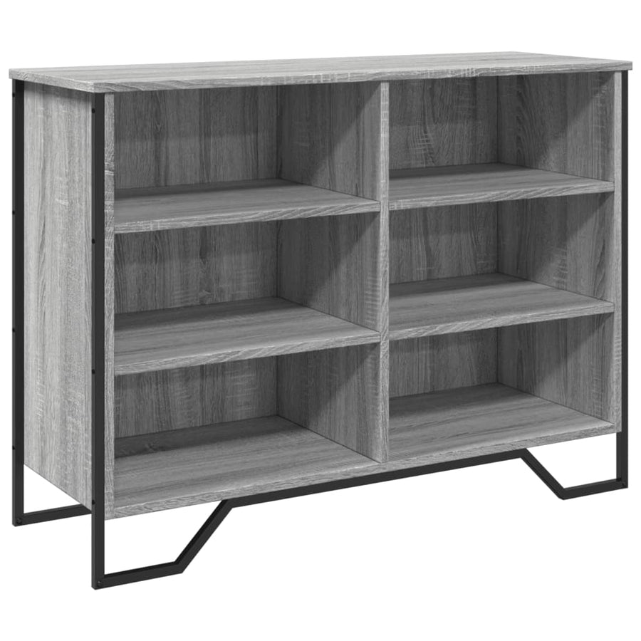 Dressoir 101x35,5x74,5cm bewerkt hout grijs sonoma eikenkleurig