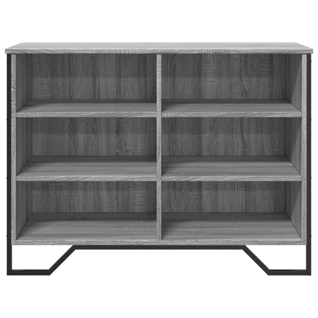 Dressoir 101x35,5x74,5cm bewerkt hout grijs sonoma eikenkleurig