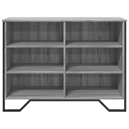 Dressoir 101x35,5x74,5cm bewerkt hout grijs sonoma eikenkleurig