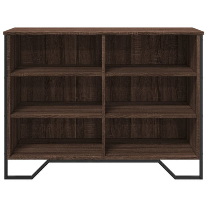 Dressoir 101x35,5x74,5 cm bewerkt hout bruin eikenkleur