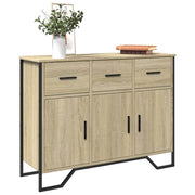 Sideboard 97x32.5x74.5 cm engineered wood Sonoma oak colour