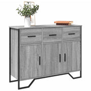 Sideboard 97x32.5x74.5 cm engineered wood gray Sonoma oak color