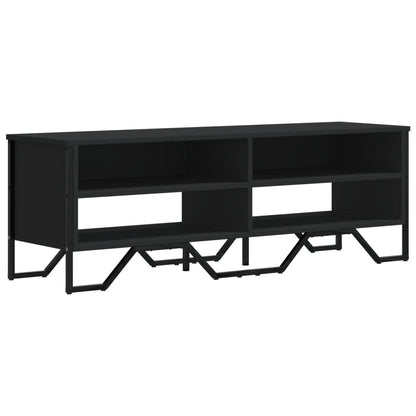 Tv-meubel 122x34x41 cm bewerkt hout zwart