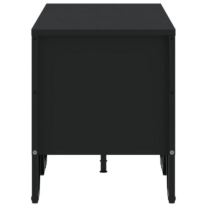 Tv-meubel 122x34x41 cm bewerkt hout zwart