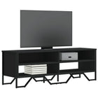 TV stand 122x34x41 cm engineered wood black