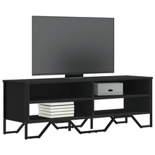 Tv-meubel 122x34x41 cm bewerkt hout zwart