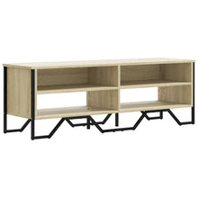 Tv-meubel 122x34x41 cm bewerkt hout sonoma eikenkleurig