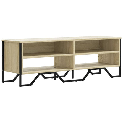 Tv-meubel 122x34x41 cm bewerkt hout sonoma eikenkleurig