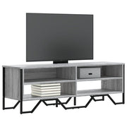 Tv-meubel 122x34x41 cm grijs eiken