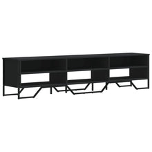 Tv-meubel 180x34x41 cm bewerkt hout zwart