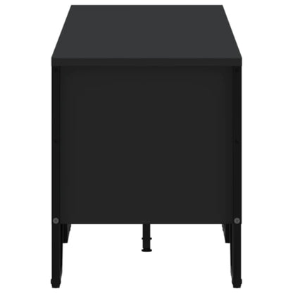 Tv-meubel 180x34x41 cm bewerkt hout zwart