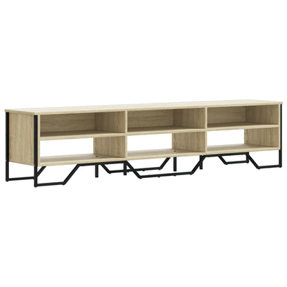 Tv-meubel 180x34x41 cm bewerkt hout sonoma eikenkleurig