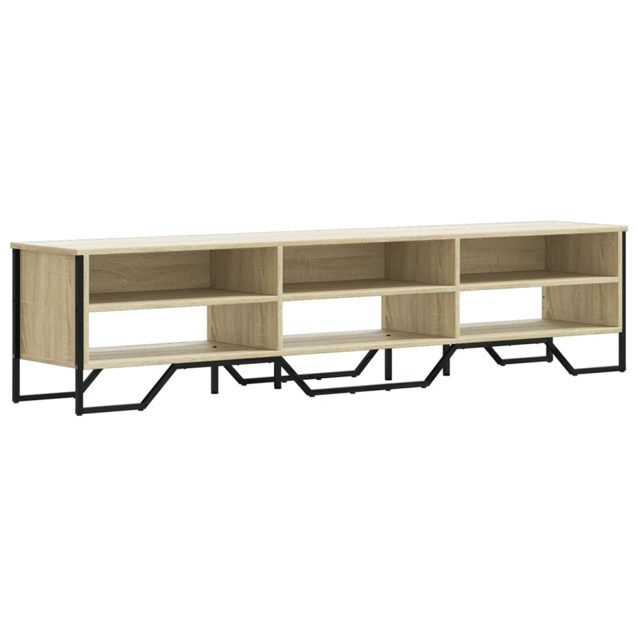 Tv-meubel 180x34x41 cm bewerkt hout sonoma eikenkleurig