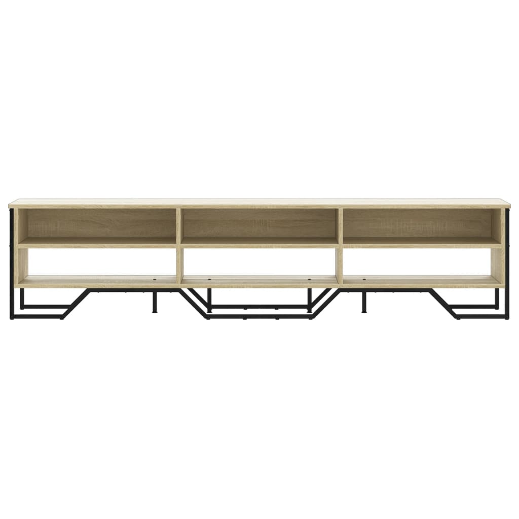 Tv-meubel 180x34x41 cm bewerkt hout sonoma eikenkleurig