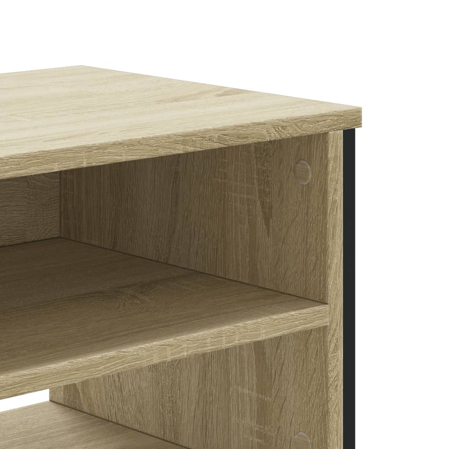 Tv-meubel 180x34x41 cm bewerkt hout sonoma eikenkleurig