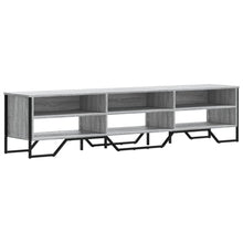 Tv-meubel 180x34x41 cm bewerkt hout grijs sonoma eikenkleurig