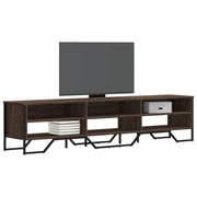 Tv-meubel 180x34x41 cm bewerkt hout bruin