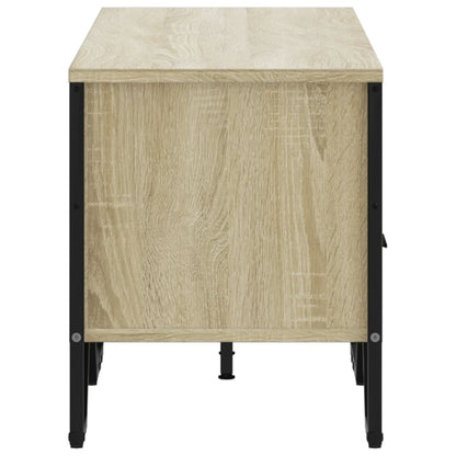 Tv-meubel 122x34x41 cm bewerkt hout sonoma eikenkleurig