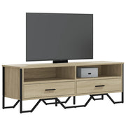 Tv-meubel 122x34x41 cm bewerkt hout sonoma eiken
