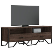 Tv-meubel 122x34x41 cm bewerkt hout bruin