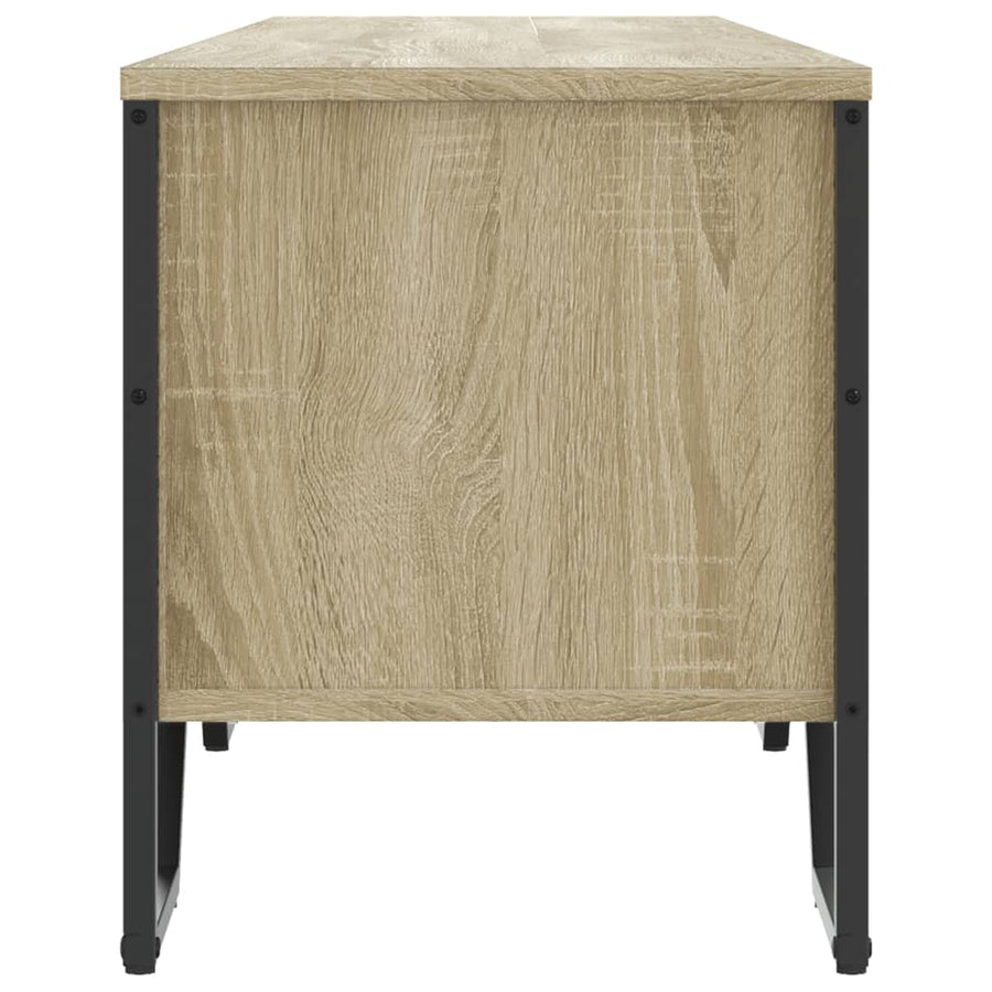 Tv-meubel 180x34x41 cm bewerkt hout sonoma eikenkleurig