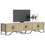 Tv-meubel 180x34x41 cm bewerkt hout sonoma eiken
