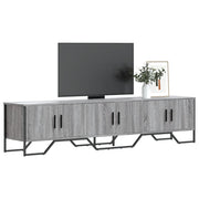 Tv-meubel 180x34x41 cm grijs sonoma eiken