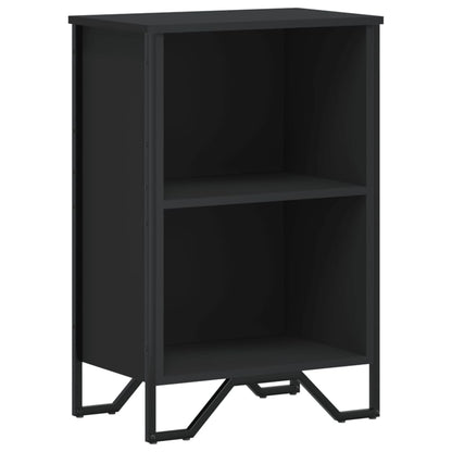 Boekenkast 50x31x74,5 cm bewerkt hout zwart