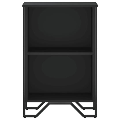 Boekenkast 50x31x74,5 cm bewerkt hout zwart