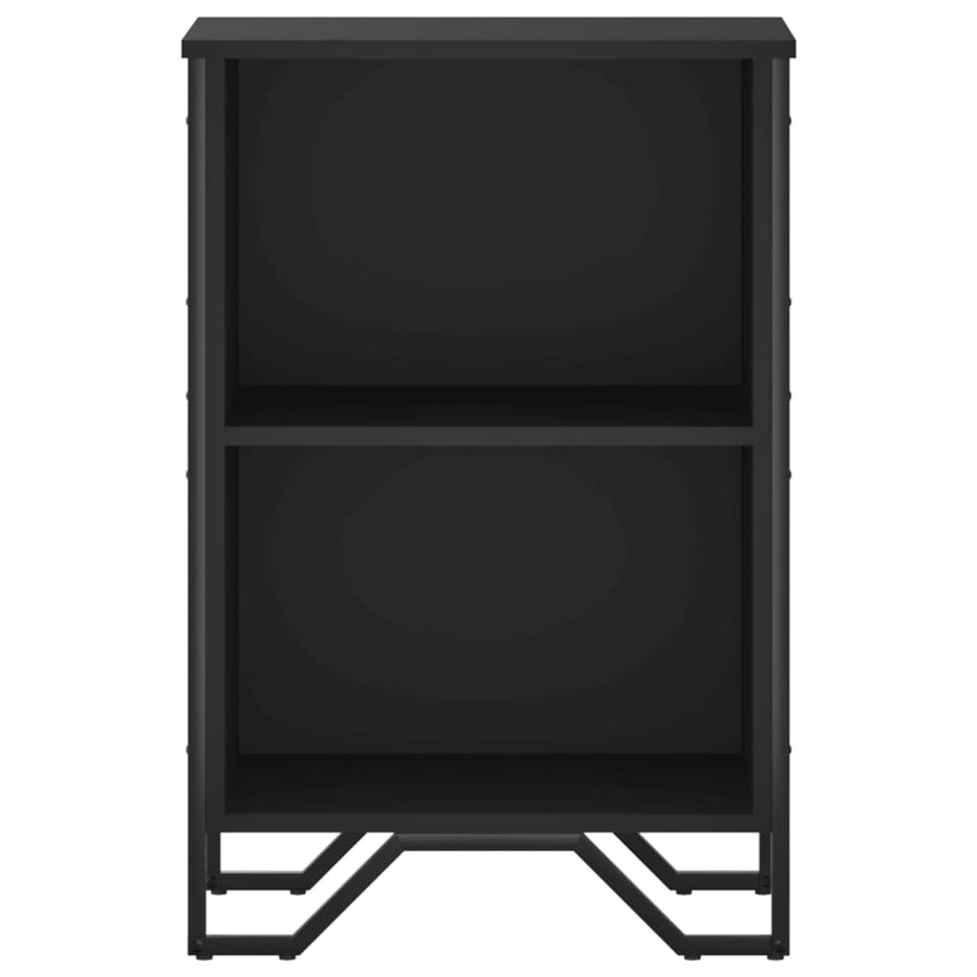 Boekenkast 50x31x74,5 cm bewerkt hout zwart